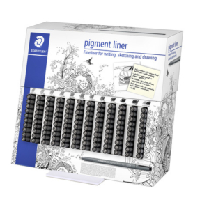 Espositore 120 fineliner Staedtler Pigment Liner tratti assortiti - 308 CA120