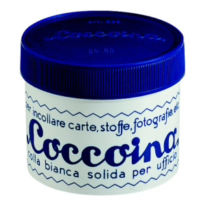 Barattolo in plastica di colla Coccoina 125 g con pennello - 126082000