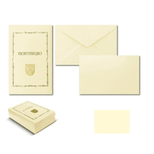Cartoncino + busta Saul Sadoch modello Montenegro - conf. 5 taschette da 10 cartoncini + 10 buste - 8024