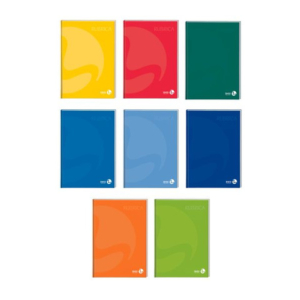 Rubrica BM Color cartonata 80 g/m² formato A5 - 96 fogli conf. 5 pz - 107353