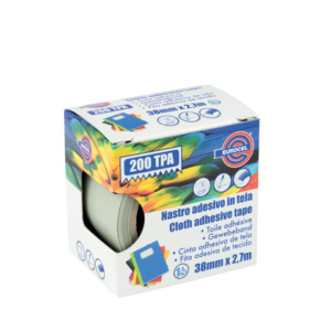 Nastro adesivo telato Eurocel formato 38 mm x 2,7 m - colore grigio 016514314