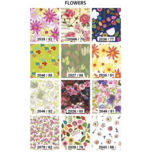 Carta regalo Bolis 70x100 cm patinata Flowers - conf. 50 pz - 79007948600 -19