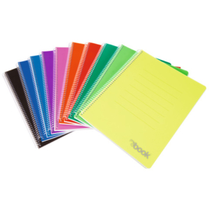 Quaderno spiralato Nikoffice 70 g formato A6 - 1 rigo - 30NIK040/7