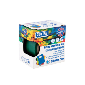 Nastro adesivo telato Eurocel formato 38 mm x 2,7 m - colore verde 016314314