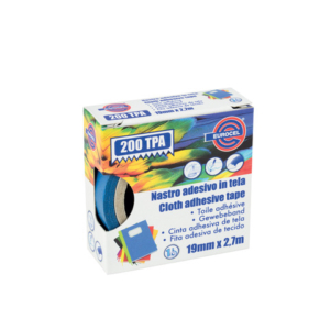 Nastro adesivo telato Eurocel formato 19 mm x 2,7 m - colore blu 016614194