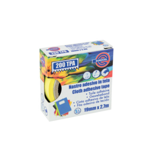 Nastro adesivo telato Eurocel formato 19 mm x 2,7 m - colore giallo 016414194