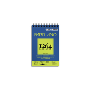 Blocco da disegno spiralato 1264 180 g - 50 fogli A5 - 19100645