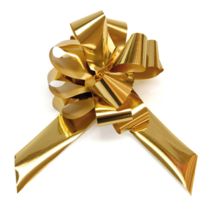 Fiocco nastro Bolis oro - Ø 16 cm conf. 20 pz - 65014862002 -13