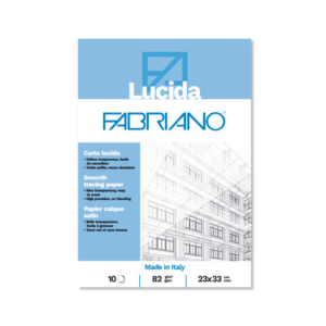 Blocco carta lucida Fabriano 10 fogli - 82 g formato 23x33 cm - 19100660
