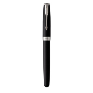 Penna roller Parker Sonnet punta F inchiostro nero Parker Matte Black CT 1931523