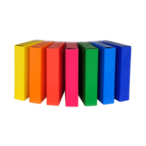 Cartella a tre lembi con elastico Cartotecnica del Garda 25x34,5 cm dorso 7 cm - conf. 7 colori assortiti