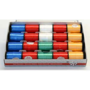 Rotolino nastro lucido Bolis Splendene 10x10 m - colori lucidi classici - conf. 20 pz - 55011073448