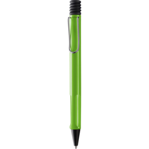 Penna Lamy Safari inchiostro nero e punta media Greensfera - fusto verde 1225549