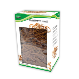 Scatola elastici tondi in caucciù Lebez 1 Kg Ø 65 mm - 100x2 mm - 75111
