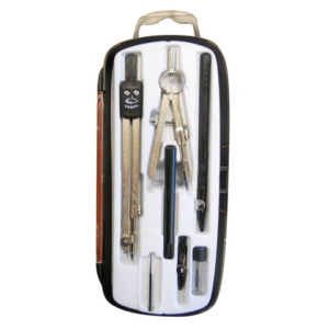 Compasso scolastico Eredi Crotti 7 accessori - 207