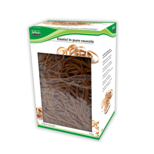Scatola elastici tondi in caucciù Lebez 1 Kg Ø 100 mm - 150x2 mm - 75131