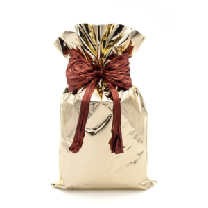 Buste regalo metallizzate Italpak - formato 25x40 cm - conf. 50 pz oro - X007019254000