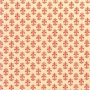 Rotolo carta lavabile per cassetti Sadoch - 50 cm x 5 m fantasia giglio rosso - X33X5-776