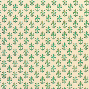 Rotolo carta lavabile per cassetti Sadoch - 50 cm x 5 m fantasia giglio verde - X33X5-771