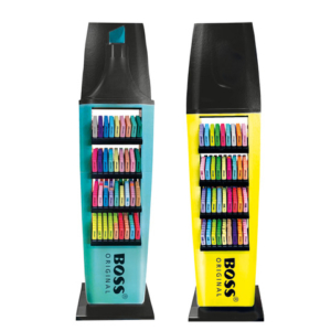 Espositore da terra 550 evidenziatori Stabilo Boss - colori assortiti IT70/550-6