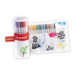 Rotolo Stabilo Pen 68 brush - conf. 18 pz - colori assortiti IT568/18-41