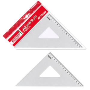 Squadra ARDA Linea Profil alluminio 45° 25 cm 18026