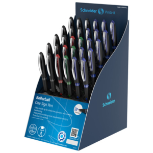 Espositore 30 penne roller One Sign - Pen - tratto 1 mm - colori assortiti - P305392