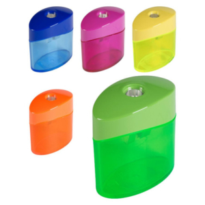 Temperamatite a un foro con serbatoio - conf. 10 pz - colori pastel assortiti 9290050