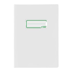 Copriquaderno A5 Colibrì con portanome e salva angoli - laccato - PE180 - conf. 24 pz - bianco - 400184659