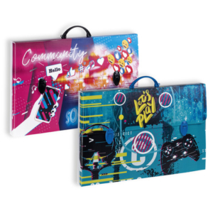 Valigetta in PPL Favorit con stampa Social 56,5x36,5x5,5 cm - 400174617