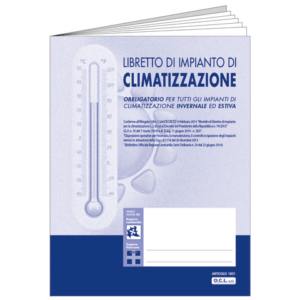 Libretto di impianto per la climatizzazione estiva e invernale All-in-1 O.C.L. - A4 - in 3 copie - 1801