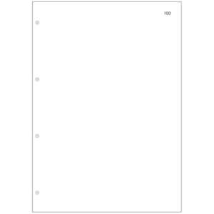 Interno bianco numerato 1/100 O.C.L. 100 fogli - 0712