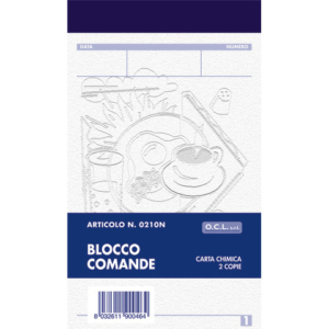 Blocco comande O.C.L. 9x15 cm 25x2 copie - 0210N