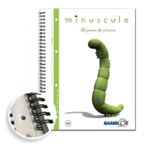 Blocco Spiralato rinforzato Minuscule A5 - 80 g - conf. da 6 pz - rigatura 4 mm - 90524229