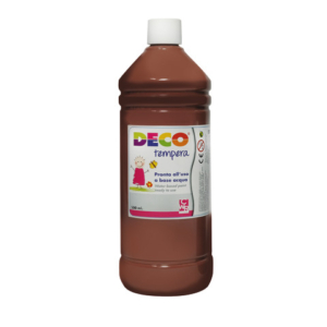 Tempera in flacone Deco 500 ml - marrone - PF550/28