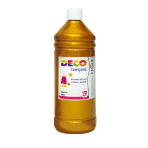 Tempera in flacone Deco 1 L - oro - 08808/40