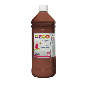 Tempera in flacone Deco 1 L - marrone - 08808/28
