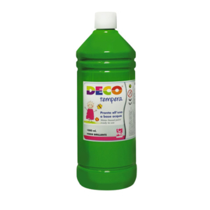 Tempera in flacone Deco 1 L - verde brillante - 08808/14