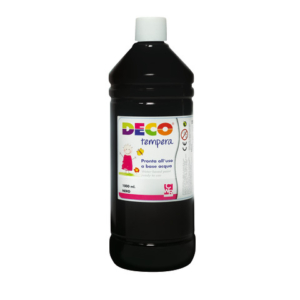 Tempera in flacone Deco 1 L - nero - 08808/02