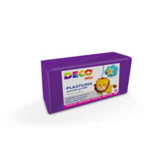 Plastilina in panetto Deco 500 g - viola - 07029