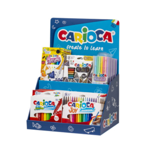 Espositore 43 articoli disegno Carioca Counter Tip Pens assortiti 54220/B