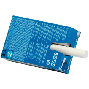 Gessi tondi GIOTTO Robercolor in conf. 10 bianco F538700