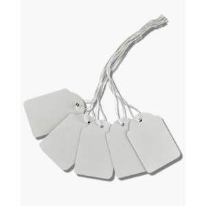 Etichette con filo Lebez bianco 36x53 mm - conf. 500 pezzi - A392