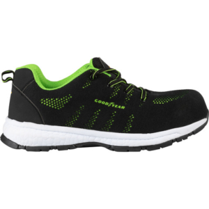 Scarpe antinfortunistiche Goodyear in tessuto knit GY ACID S1P nero-verde TG.40 - 726240