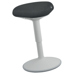 Sgabello Active Comfort da seduta ergonomico Leitz Ergo grigio chiaro - 370x460x377 mm - 65440085