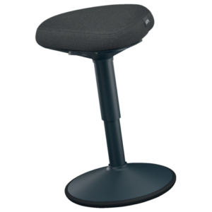 Sgabello Active Comfort da seduta ergonomico Leitz Ergo grigio scuro - 370x460x377 mm - 65440089