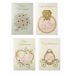 Biglietti per le nozze Saemec conf. 12 pz PERLA SC70928