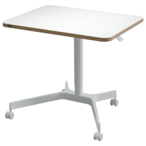 Scrivania compatta Sit - Stand pneumatica Leitz Ergo bianco - 600x650x800 mm - 65360001