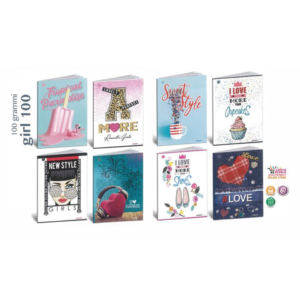 Maxi quaderno Blasetti  Girl A4 100 g - conf. 10 pz - 10 mm 7462