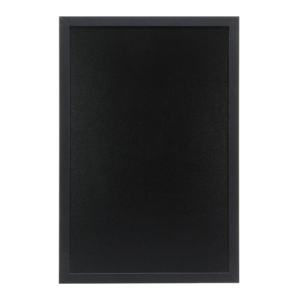 Lavagna da parete nera Securit® con pennarello a gesso liquido bianco incluso - 40x60 cm - WBW-BL-40-60